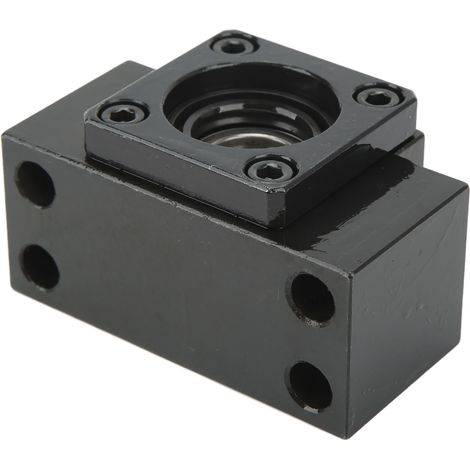 Kugelgewindetrieb-Halterung 20 mm, hochkohlenstoffhaltiger Stahl, M20x10, Rillenkugellager-Endmontagebasis (1/5)