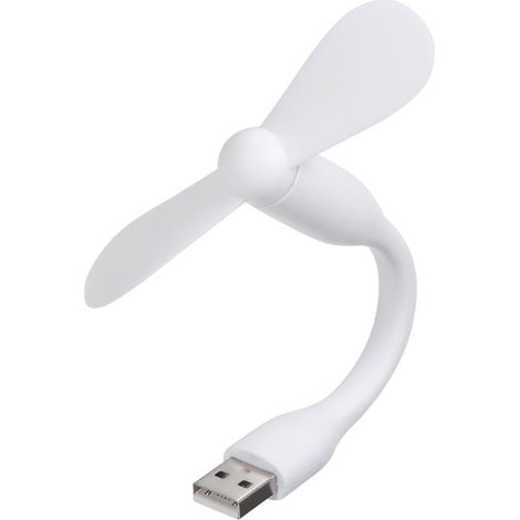 Mini-USB-Lüfter + Typ-C-Handylüfter, tragbarer und flexibler Lüfter zur Kühlung von Typ-C-Geräten und Laptops (weiß) (1/5)