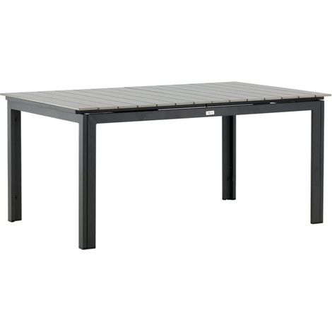 Table de Jardin Extensible "Levels" 160-240cm Noir (1/5)