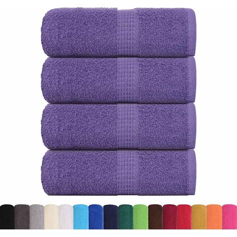 Serviettes d'invité FROGN 4 pcs violet 30x50 cm 360 g/m² (1/5)