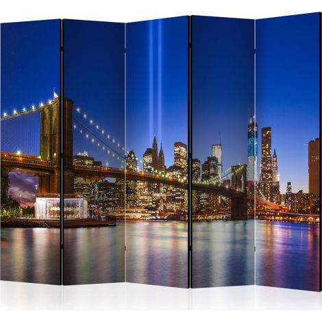 Paravento - Blue New York II [Room Dividers] - 225x172 (1/4)