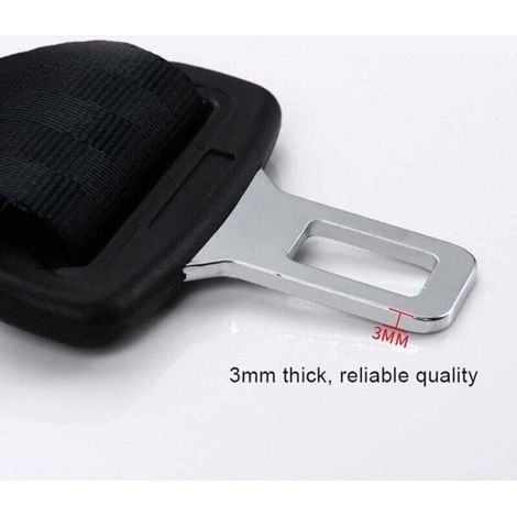 Ceinture De Sécurité Universelle - 23 Cm - Réglable - Pour Siège Auto Et Fauteuil Roulant - Lot De 2 (1/4)