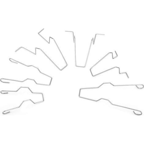 Ampoule Phare Clip Low Beam Ampoule Titulaire 6PCS Acier Phare Phare Dip Feux de Croisement Tête Lampe Ampoule Retenue Ressort Clip Pince pour H1/H3/H4/H7 (1/5)
