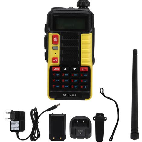 Talkie-walkie bi-bande 8W 136-174MHz 400-520MHz, rechargeable USB, longue portée, prise UE 100-240V, sans fil (1/5)