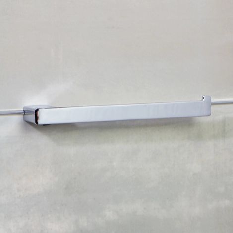 Fix Mi Porte serviettes à clipser 25 cm inox METROPOLITAN MAT INTER (1/5)
