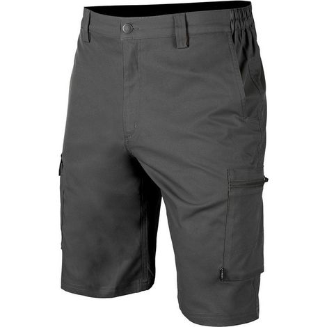 Pantalones cortos de grafito el谩sticos bidireccionales MIX&match talla XXL - T N81-2992XX (1/5)