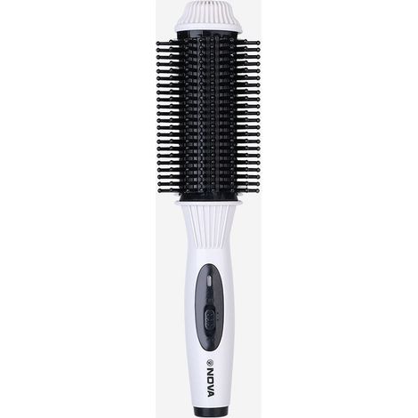Brosse à cheveux lisses et bouclés, peigne à cheveux lisses