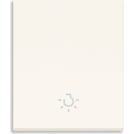 VIMAR - 31000.2LB Tasto 2M allineato simbolo luce bianco