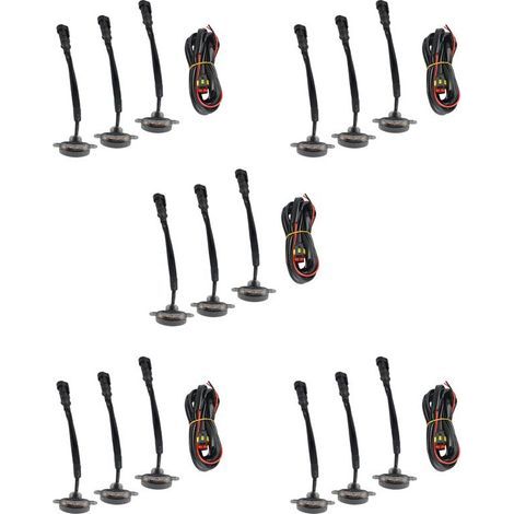 15 feux de course à LED ambrés fumés pour calandre avant Ford F-150 Raptor (1/5)