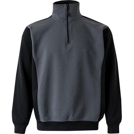 sudadera técnica. cuello alto. media cremallera. . tallas s-xl - velilla talla m
