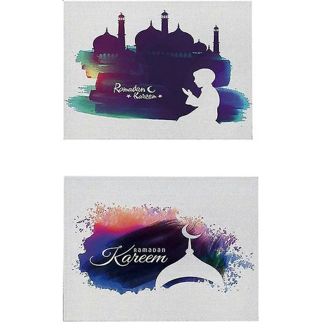 2 Ramadan-Untersetzer für Zuhause