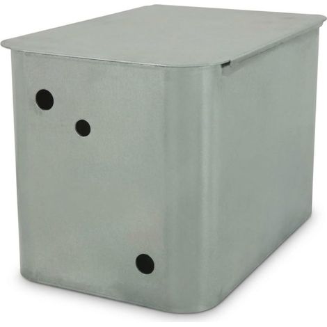 MAKA Vaso di Espansione Aperto Zincato per Termocamino e Termostufa 40 litri (1/5)