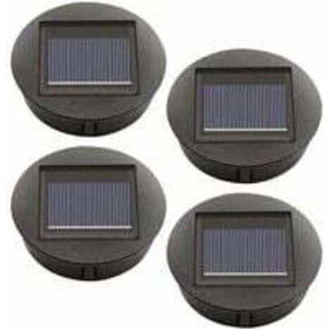 Lot de 4 lampes solaires de rechange avec ampoules LED – Étanchéité IP65 – Éclairage automatique 8-12h – Installation facile (1/5)