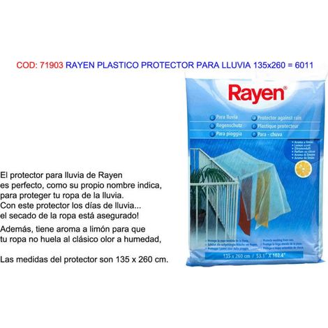 Copertura antipioggia in plastica Rayen 260x135 6011