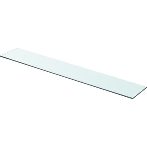Panneau pour étagère Verre transparent 80x12 (1/2)