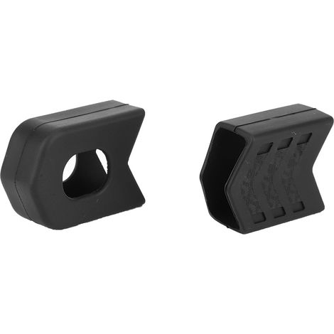 Lot de 2 protège-manivelles en silicone pour vélo de route, noir (1/5)