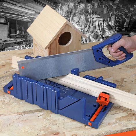 Aufbewahrungsbox aus ABS-Stahl für Gehrungssägen, Aufbewahrungsbox für 45°-Gehrungssägen, Aufbewahrungsbox für Gehrungssägen für Holzbearbeitung, Heimwerkerprojekte und Inneneinrichtung (1/5)