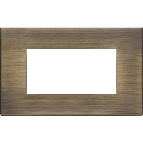 VIMAR - 22654.87 Plaque en bronze antique brossé 4M