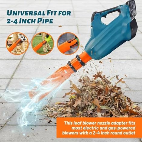 Amplificateur de soufflage innovant pour souffleur à feuilles, accessoire concentré de puissance pour nettoyage professionnel et domestique