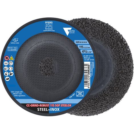 PFERD TOOLS Schleifscheibe CC-GRIND ROBUST 115 SGP STEELOX 2 Stk (1/5)