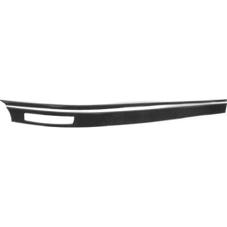 2 pièces couverture de tableau de bord garniture de tableau de bord Central en Fiber de carbone pour Mitsubishi Lancer 0816 LHD (1/5)