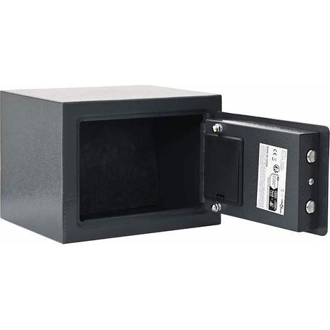 Coffre-fort numérique Gris foncé 23 x 17 x 17 cm Acier