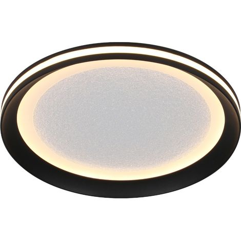 Plafoniera LED rotonda moderna nera 18W Artizo Italux