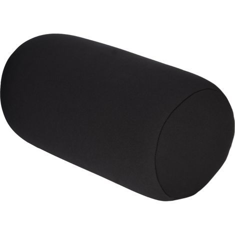 Micro Mini Microbead Cushion Roll Pillow Travel Home Seat Sleeping Neck Support Black (1/5)