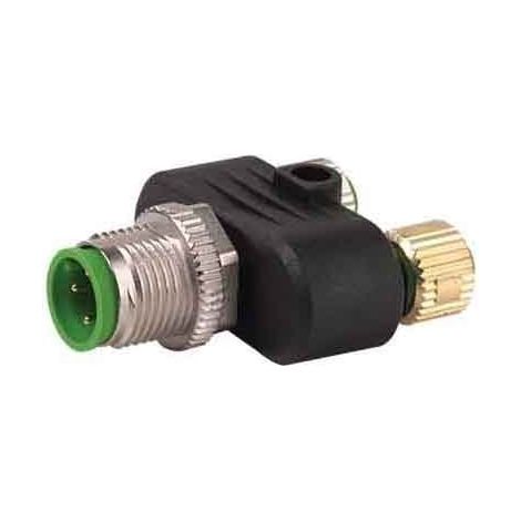 T" M12 Hembra-Hembra-Macho MURR ELEKTRONIK M12TFFM