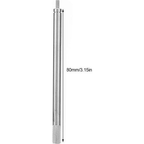Tbest Tige d'extension d'indicateur de Cadran 2,5mm Filetage Tige d'extension de l'indicateur de Cadran 5mm quincaillerie tracage (1/4)
