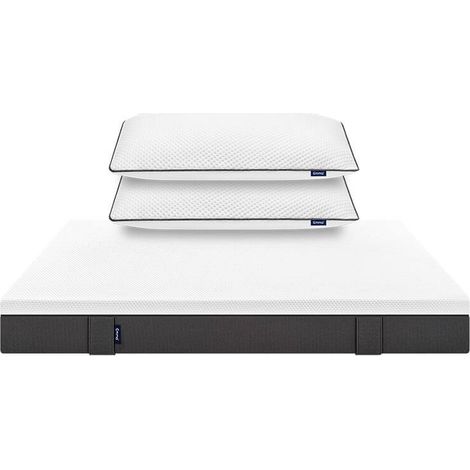 Colchón Emma Original 25 cm confort alto el más premiado + 2 Almohada Emma viscoelástica ajustable 135x190 cm