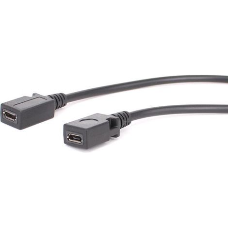 Micro-USB-Buchse-Buchse-Datenladeverlängerungskabel, universeller Android-Buchse-Buchse-Schnittstellenstecker für Mobiltelefone und Tablets. (1/5)