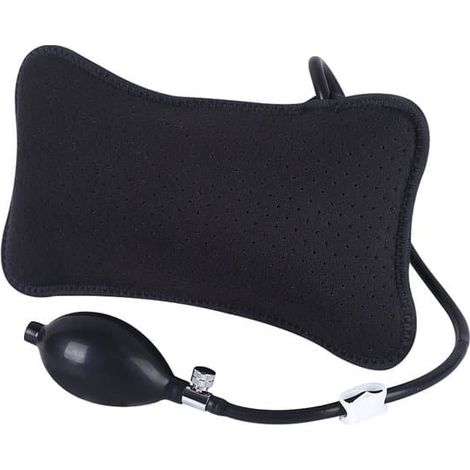 Coussin de soutien lombaire gonflable pour voiture, soutien lombaire, coussin de dossier ergonomique, convient aux sièges de voiture, chaises de bureau, fauteuils roulants, etc. (1/5)