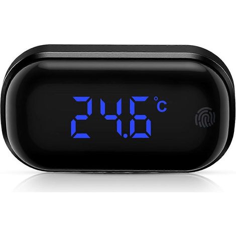 Thermomètre d'aquarium - Thermomètre électronique de haute précision avec écran tactile et affichage numérique LED (1/4)