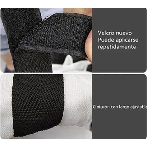 Paracaídas de entrenamiento de velocidad ajustable con correa - Negro para correr y acelerar (1/5)