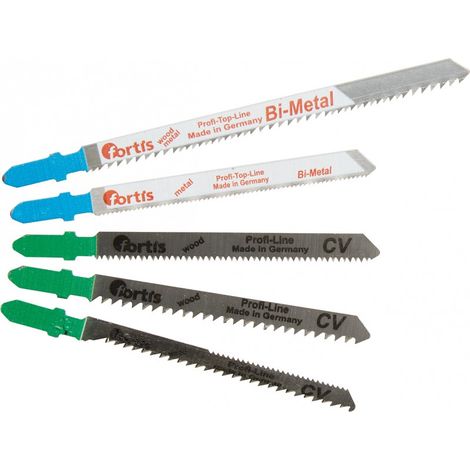Ensemble 5 Lame de scie sabre FORTIS