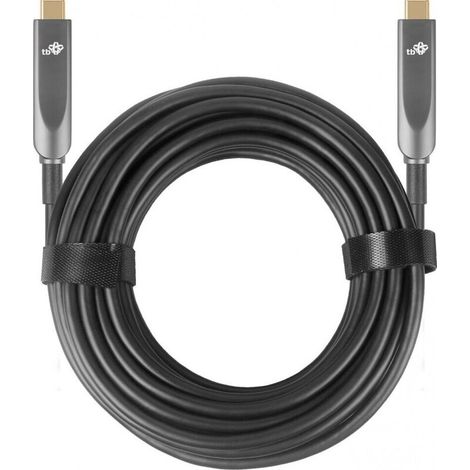 Cable de vídeo USB C óptico híbrido 4K de 5 m (1/3)