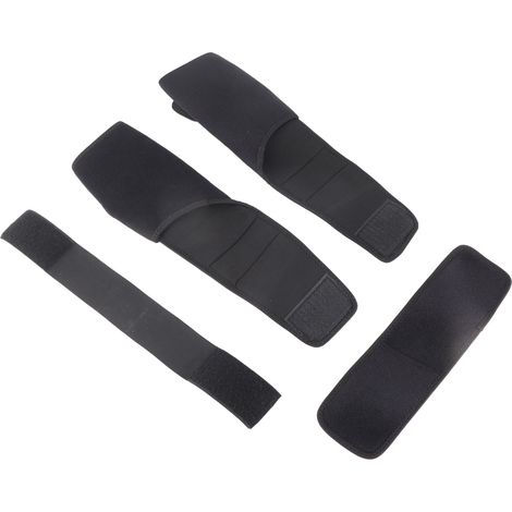Coussinets de protection pour coude de chien, support stable, réglables et respirants, manchon de récupération pour pattes avant, pour blessures et arthrite, noir, taille S standard pour petits chiens (1/5)
