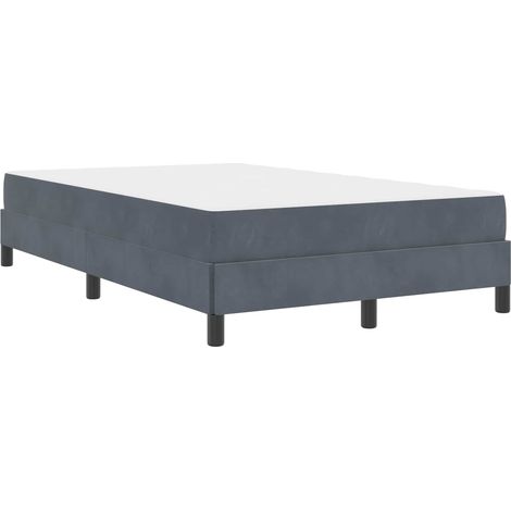 Maison Exclusive - Boxspringbett mit Matratze Dunkelgrau 120 x 20