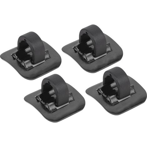 CANSUCC 4 Pcs Guide de Câble de Frein Vélo, Adaptateur et Attache Cadre Bicycle (Noir) (1/5)