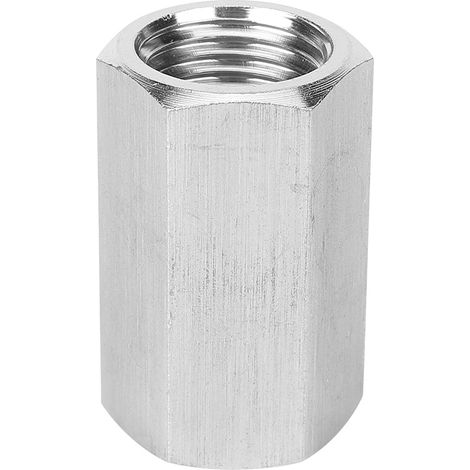 Adaptateur Fileté Femelle Bspp En Acier Inoxydable Pour Raccordement Tuyau Eau - Écrou Hexagonal 1 2 Pouce - Lot De 1 (1/5)