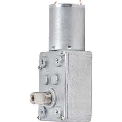 JSX950‑370 DC 12V Schneckengetriebemotoren 9RPM Selbsthemmender Turbinen-Untersetzungswellenmotor für Fensteröffner Miniatur (1/5)