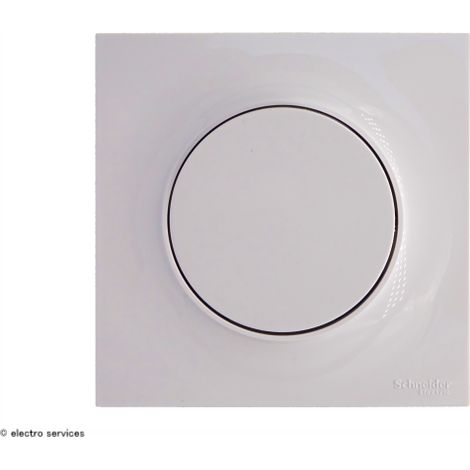 Interrupteur ou Va-et-vient Odace Complet Blanc  Griffes: Sans griffes