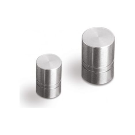 Bouton cylindre inox brossé Ø 18 mm - JUAN JOSE VERGES/ACDE