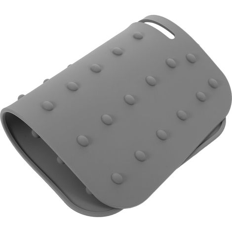 Tapis de Repassage en Silicone Résistant la Chaleur avec Trou Suspendre, Coussin Isolant Antidérapant pour Table à Repasser et Fer à Vapeur Portable, Buanderie Voyage (1/5)