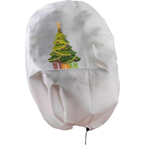 CCYKXAPlant Protection Against Frost: Anti-Frost Cover for Outdoor Plants, Non-Woven Fabric, Winter, Garden, Drawstring Closure, Cold Protection (1/5)