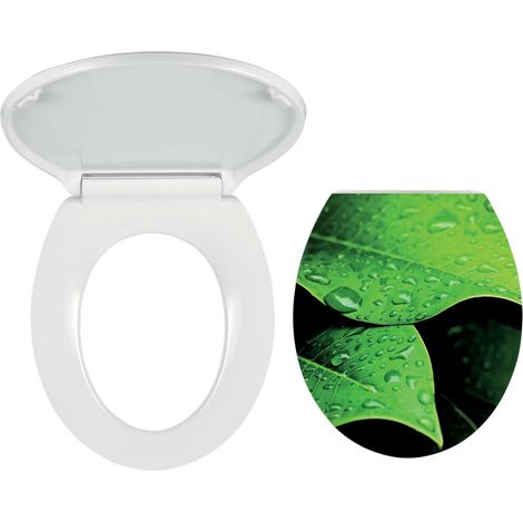 Novaservis Prestige - Asiento de inodoro, duroplast, Softclose, blanco/estampado en color WC/SOFTNATURE