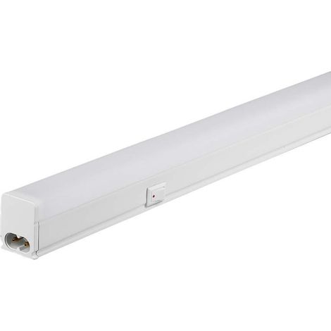 V-TAC PRO VT-065 anschließbare lineare LED-Deckenleuchte 7W Röhre T5 60CM Samsung Chip mit Ein-/Ausschalter Licht 6400k SKU 21694 (1/5)