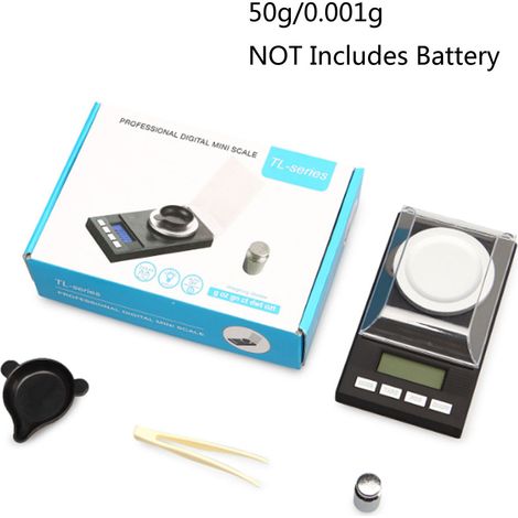 Balance numérique de précision, mini balance de poche, balance électronique portable pour bijoux, fonction tare et rétroéclairage.-AquaForge