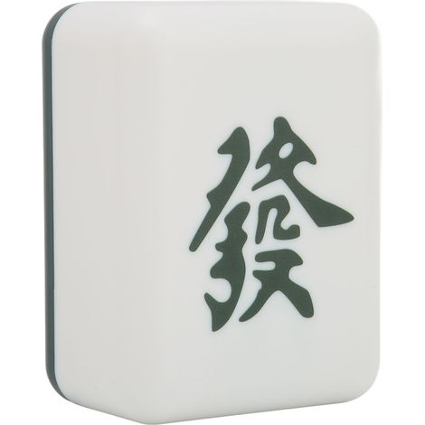 Lampe LED rechargeable USB 4 puces lumineuses forme Mahjong, jaune et blanc, décoration intérieure, veilleuse portable (1/5)